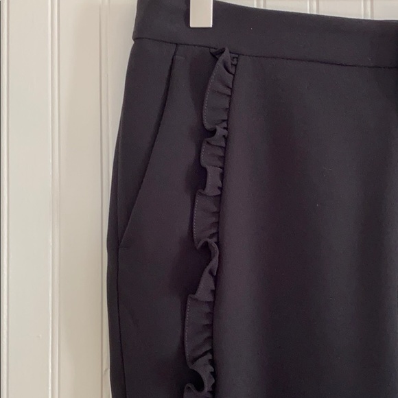 Zara Ruffle Ankle Trouser - Picture 2 of 6